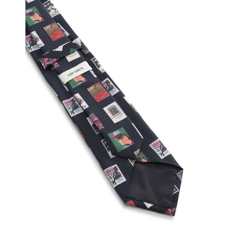 Les Deux Stamp Aop Tie image number 1